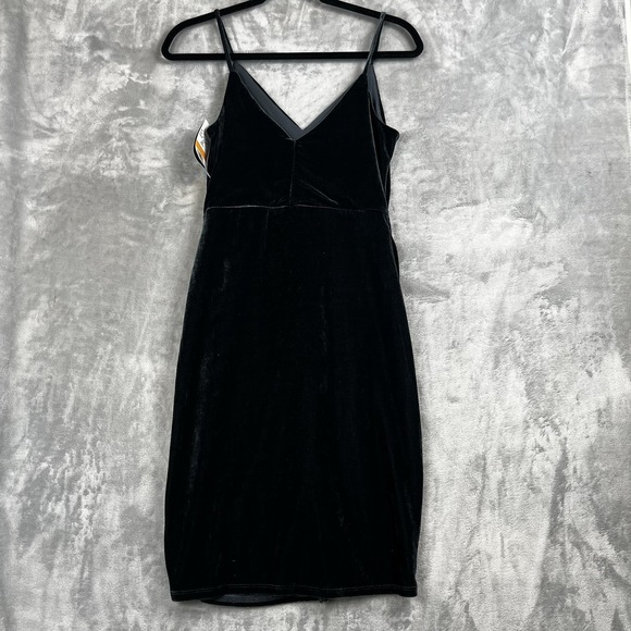 Soprano Women Dress Velvet Olive Green Size Small Whimsical Sleeveless - Picture 4 of 13